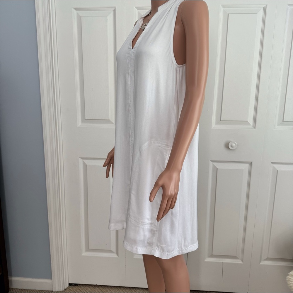 SPLENDID V-Neck White Dress Small - Picture 2 of 8